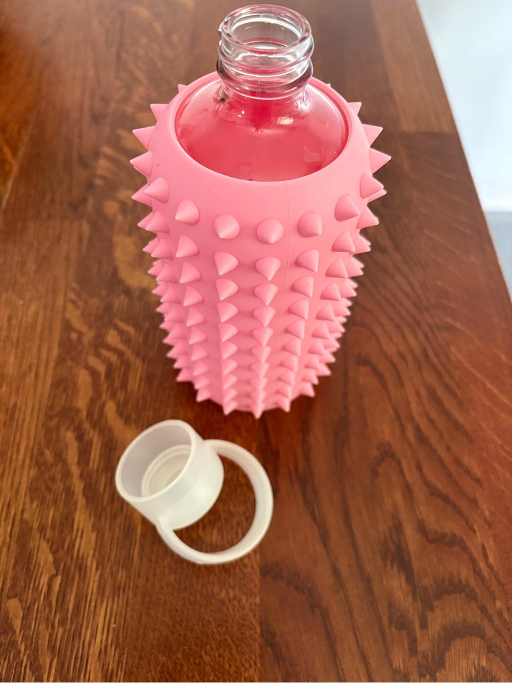 bkr - Pink Spiked Silicone Water Bottle